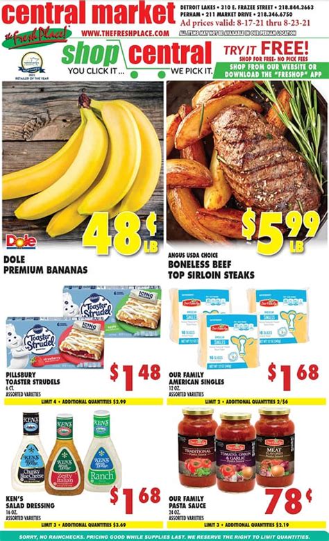 View Savor. . Central market weekly ad detroit lakes